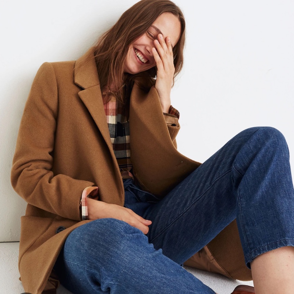 Madewell Hollis double breasted coat